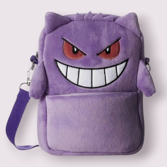 NWOT Pokémon Gengar Ghost Crossbody Bag Purse - Picture 1 of 3
